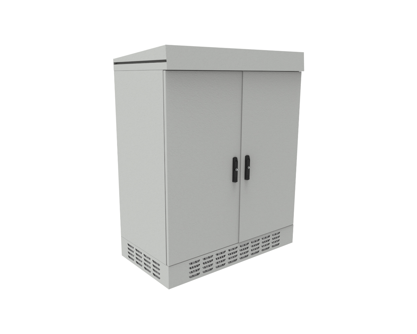 Outdoor cabinets - free-standing: SZW-1160/1450/630-P-19"-50U-S-R7035